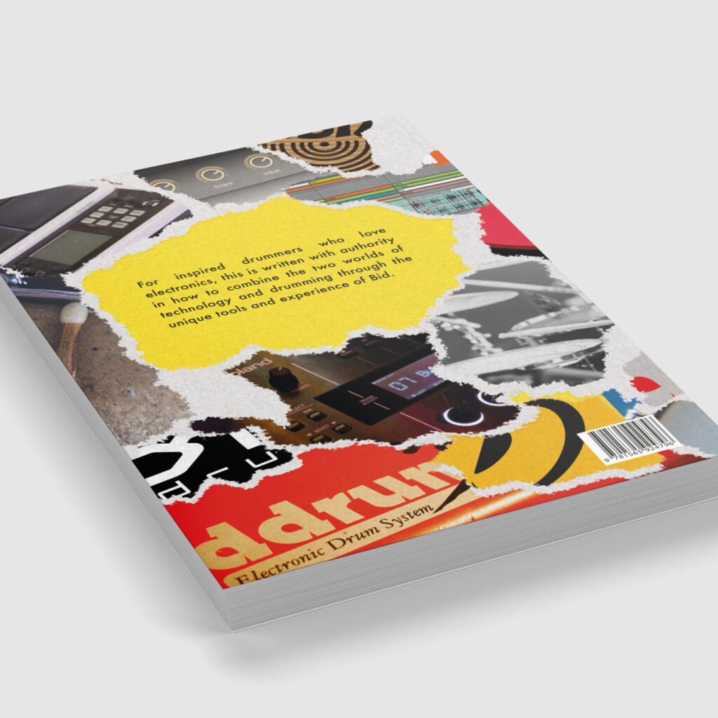 The Art of Electronic Drumming is a beginner-to-advanced guide for mastering digital drums. Written by Sebastian 'bid' Beresford, this book covers everything from the initial set up to advanced electronic drumming, triggering video and lights. The comprehensive approach helps aspiring drummers develop skills at their own pace, providing detailed instructions and hands-on exercises with video accompaniment Available now for purchase.